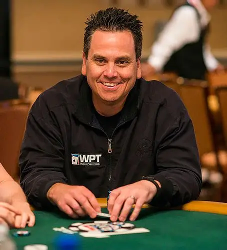 Matt Savage at a poker table